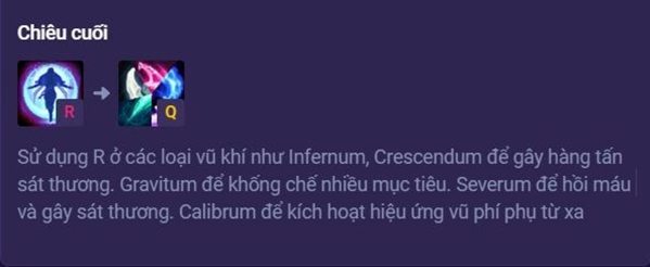 Mẹo chơi combo chiêu cuối
