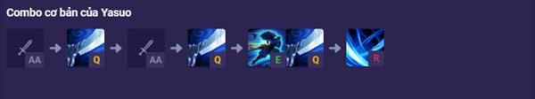 Combo của Yasuo