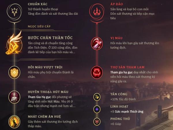 Mẹo chơi Yasuo - bảng ngọc