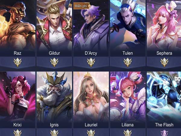 Thuật ngữ tướng trong game Liên Quân