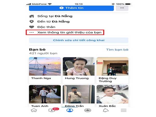 cách ẩn ngày sinh trên facebook bằng điện thoại