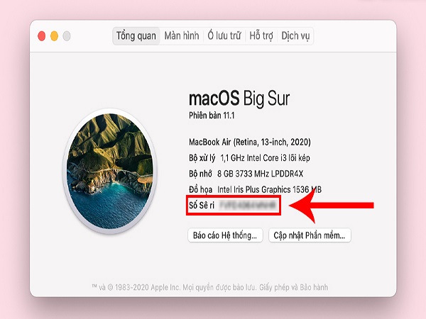 Cách kiểm tra macbook chính hãng như thế nào?